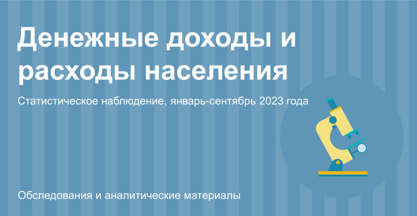 Денежные доходы и расходы населения Тамбовской области в январе-сентябре 2023 года